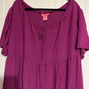 Woman Within Purple Empire Dress Size 24W